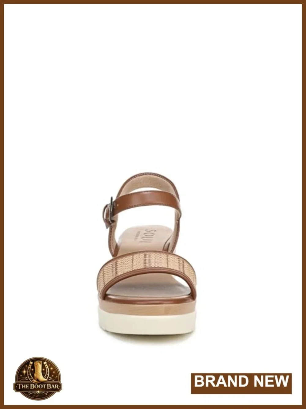 Faux Raffia Wedge Sandals with Adjustable Ankle Strap